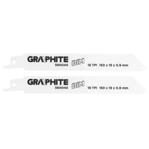 Brzeszczoty do piły szablastej BIM 150x19x0,9mm 18TPI 56H040 /2szt./ Promocja