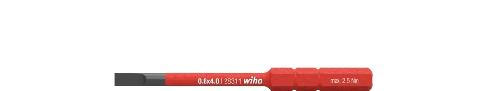Nie przegap Wiha Wkrętak Bit slimBit electric płaski 5,5 mm x 75 mm 283110055 34581