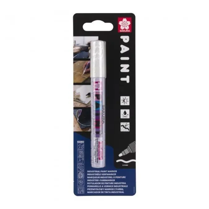 Hit cenowy Marker Paint ze średnią końcówką, biały, Sakura SKBLXPMKB1B