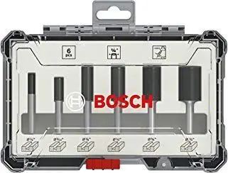 Nowość Bosch BOSCH ZESTAW FREZÓW PROSTYCH 6szt. UCHWYT 8mm B2607017466