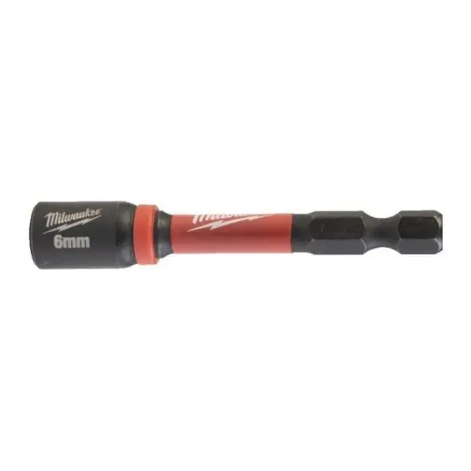 Udarowa nasadka sześciokątna magnetyczna adapter 6mm 1/4 HEX M6 o długości 65mm MILWAUKEE Ekspresowa dostawa