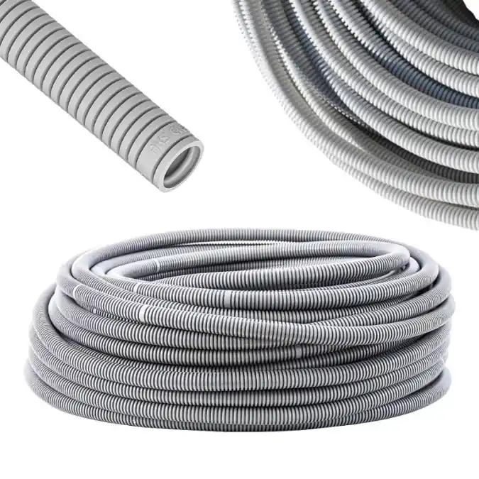 Ostatnia szansa PESZEL Rura karbowana do kabli RKGL 20/14,9mm 320N Szara CENA na Krążek 25m