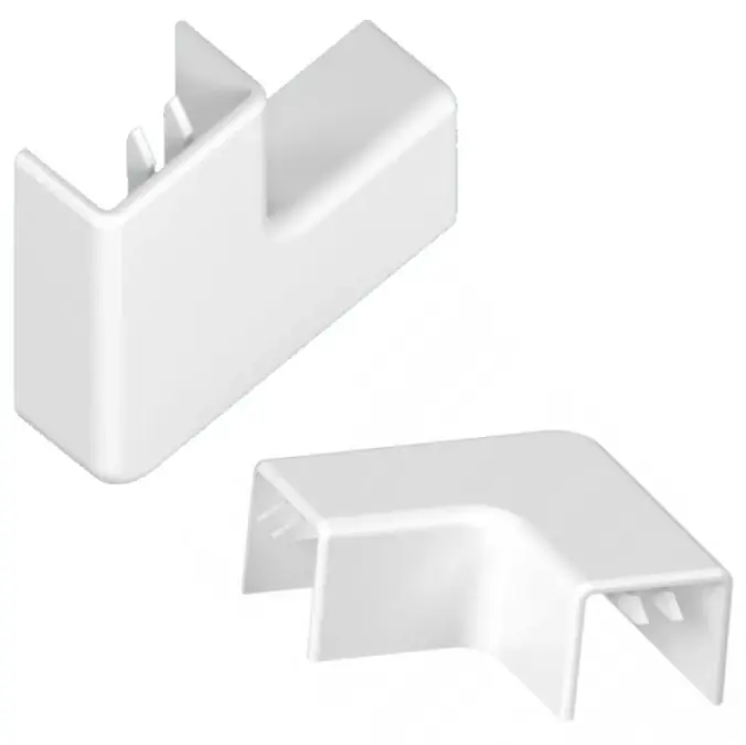 Okazja Łącznik kątowy do kanału kablowego MKE KE 60x110mm Biały 1szt AKS Zielonka