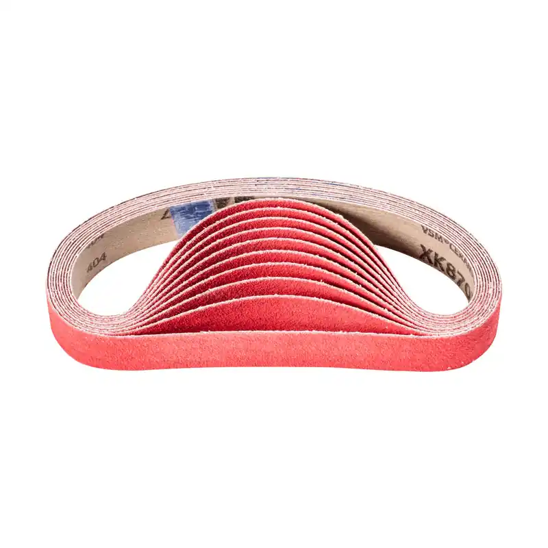 Oferta limitowana PFERD TOOLS ceramic oxide grain abrasive belt BA 25x480mm CO-COOL80 for grinding stainless steel with a belt grinder
