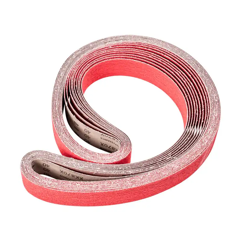 Do wyczerpania zapasów PFERD TOOLS ceramic oxide grain abrasive belt BA 50x2000mm CO-COOL40 for grinding stainless steel with a belt grinder