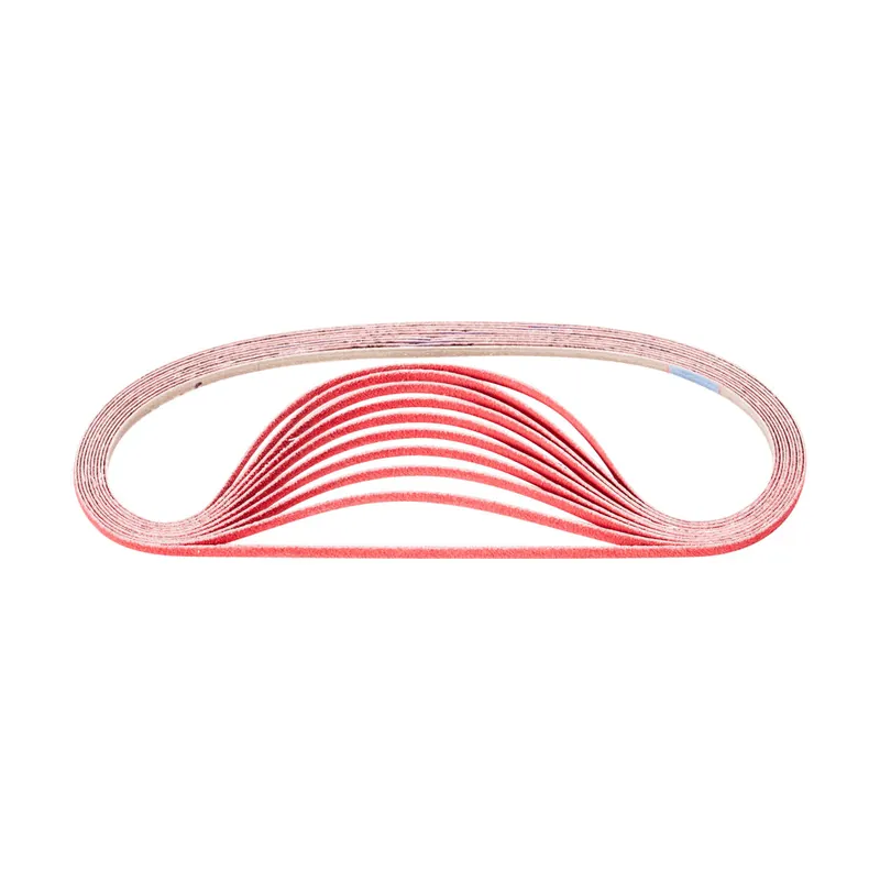 Nowość PFERD TOOLS ceramic oxide grain abrasive belt BA 6x610mm CO-COOL80 for grinding stainless steel with a belt grinder (100)