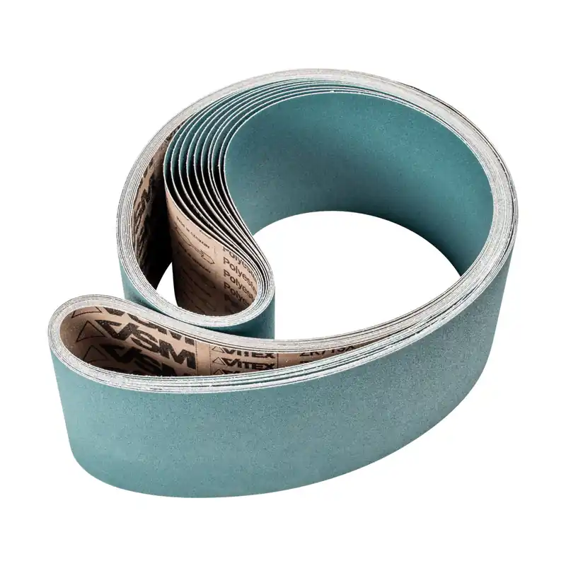 Wyprzedaż PFERD TOOLS Zirkon abrasive belt BA 150x2000mm Z120 for high stock removal with a belt grinder