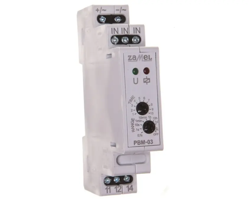 Do wyczerpania zapasów Przekaźnik bistabilny z wyłącznikiem czasowym 24V AC/DC PBM‑03/24V EXT10000066