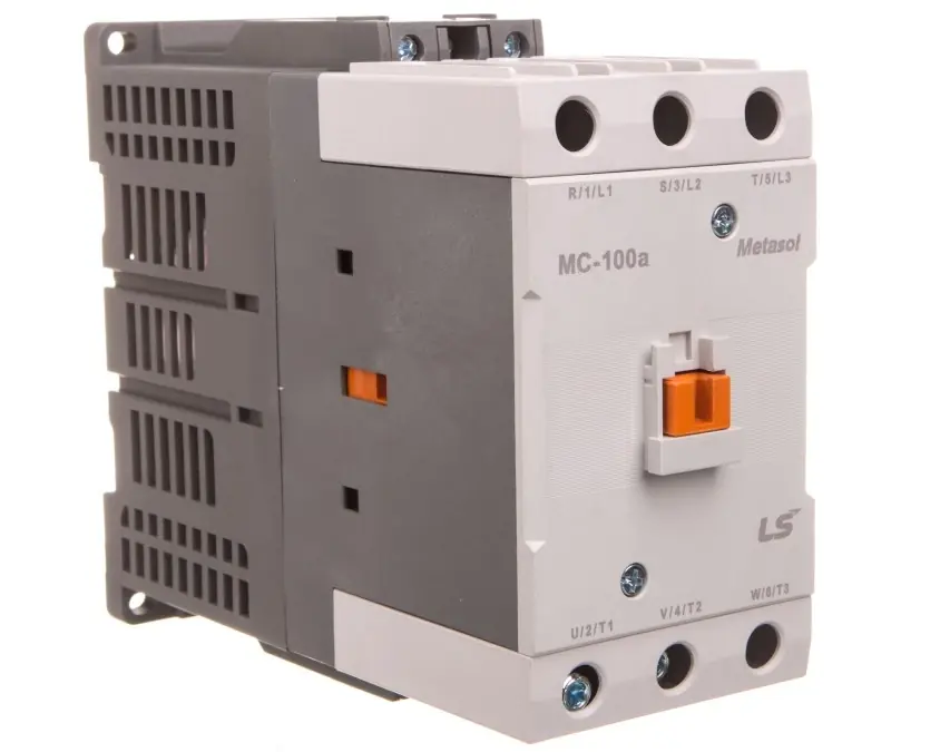 Stycznik LS Electric, 100A w AC‑3, moc 55kW, napięcie cewki 24VDC, styki pomocnicze 1a1b 1384006300 MC‑100A 24VDC 1A1B Oferta czasowa