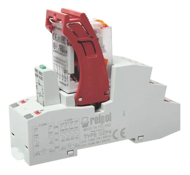 Cena promocyjna Przekaźnik Interfejsowy Push‑in 4P AgNi, 6 A, 230VAC PIR4‑230AC‑M93G‑PS‑2014 864844
