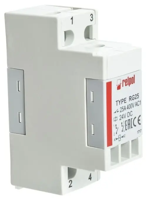 Przekaźnik elektromagnetyczny przemysłowy 2Z AC1‑25 A / 400 V AC3 ‑15 A / 400 V AgSnO2 RG25‑3022‑28‑3380 863978 Szybka wysyłka