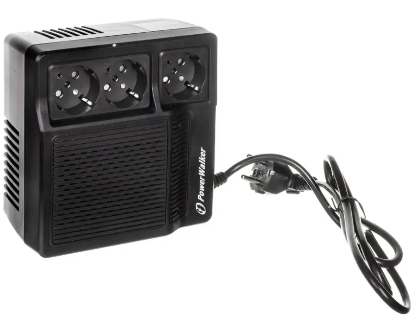 Stabilizator napięcia AVR POWERWALKER 220/230/240V 1200VA 3XSHUKO OUT AVR 1200 Szybka wysyłka