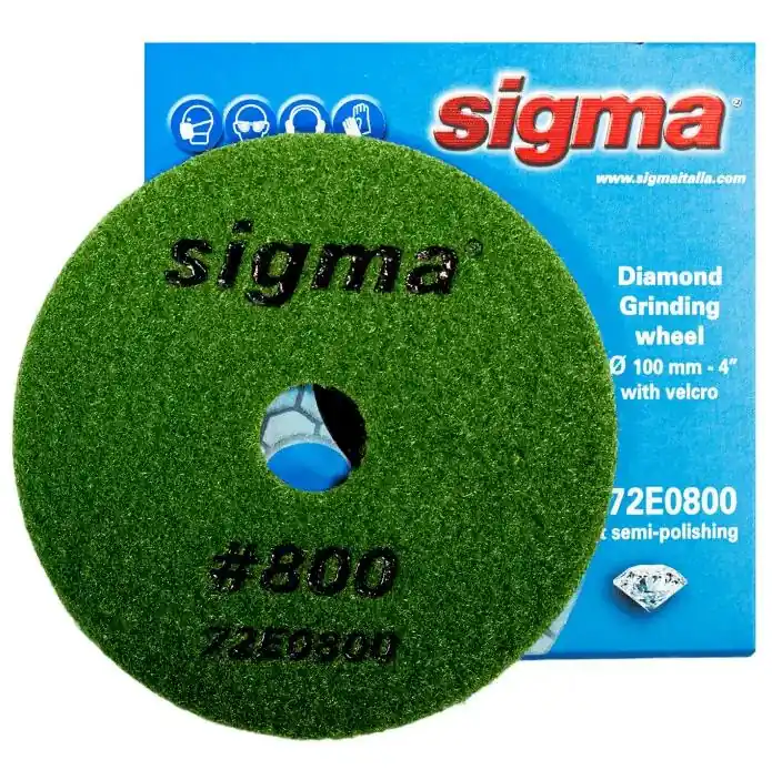 Ostatnia szansa Dysk diamentowy z rzepem gradacja P800 100 mm 72E0800 Sigma