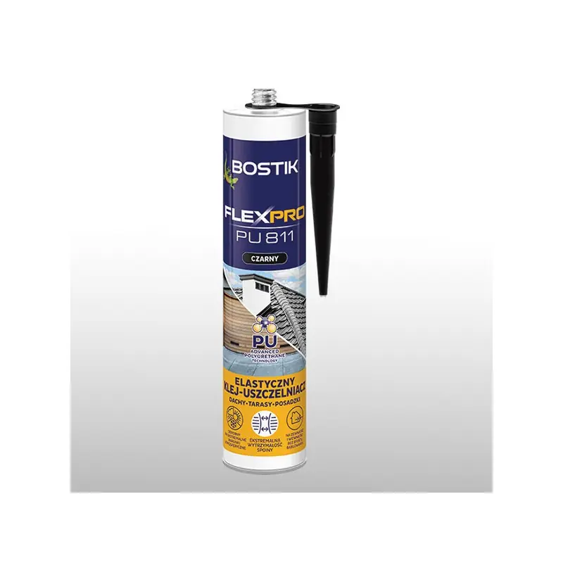 Klej montażowy Flexpro PU 811 czarny 300 ml Bostik Najlepsza cena