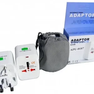 Darmowa dostawa Adapter; podróżny; uniwersalny; wtyk PL, UK, US, JP, EU; gniazdo PL, UK, US, JAP, EU; HQ; EL-APU-0187; RoHS