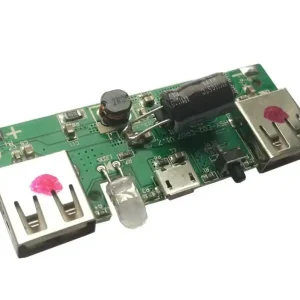 Rabat Moduł rozszerzeniowy; Power Bank; 2x USB A; 5V; 2A; gniazdo micro USB; latarka; 64x27x12mm; A-PB2xUSB/5V/2A; JH; RoHS