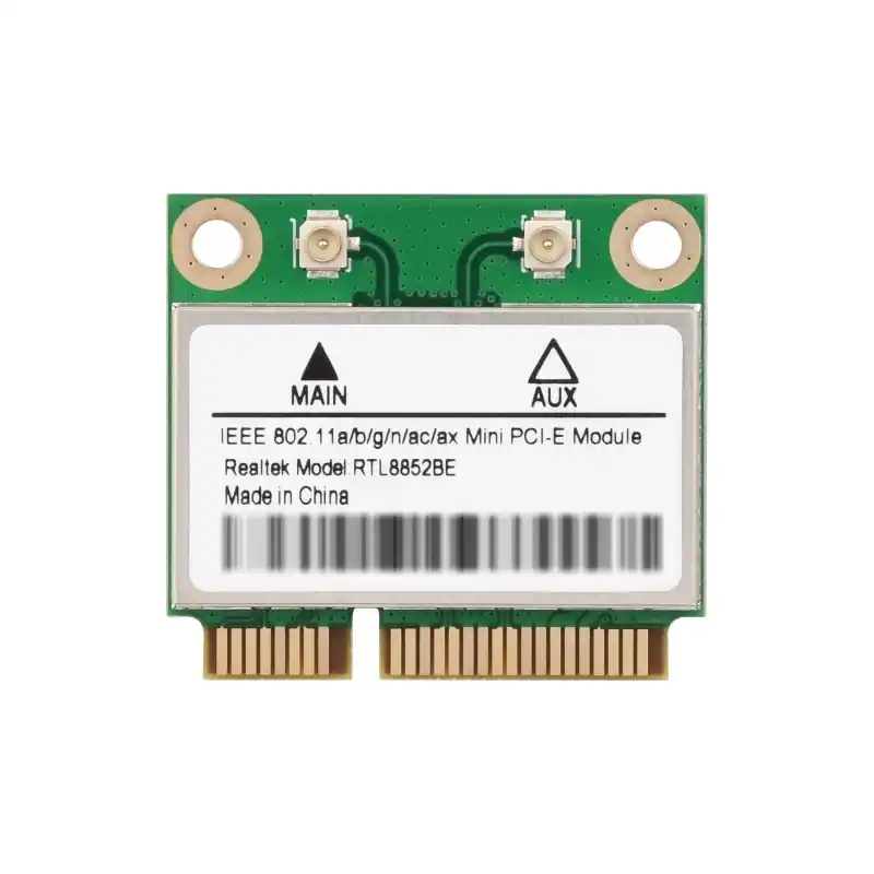 Wybór klientów Moduł karty sieciowej MiniPCIe WiFi 6 RTL8852BE + Bluetooth 5.2 z antenami 2.4 / 5 GHz - Waveshare 31594