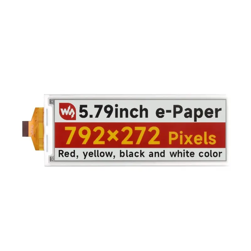 Łatwy zwrot Wyświetlacz e-Paper (G) 5.79″ E-Ink 792×272 - Waveshare 27845