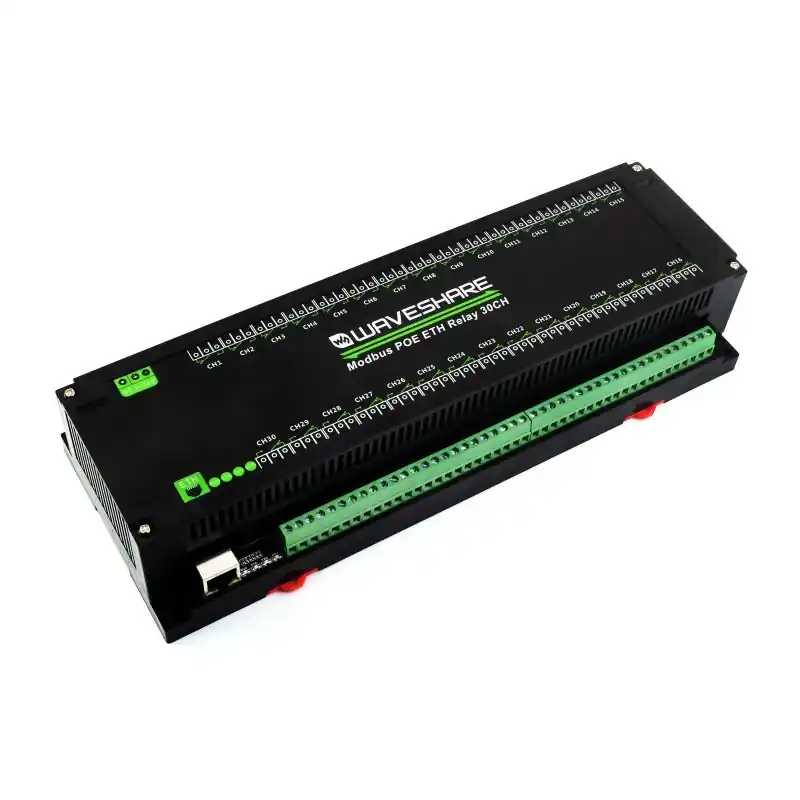 Popularny Moduł Modbus POE ETH Relay 30CH z 30 przekaźnikami i Ethernetem - Waveshare 27928