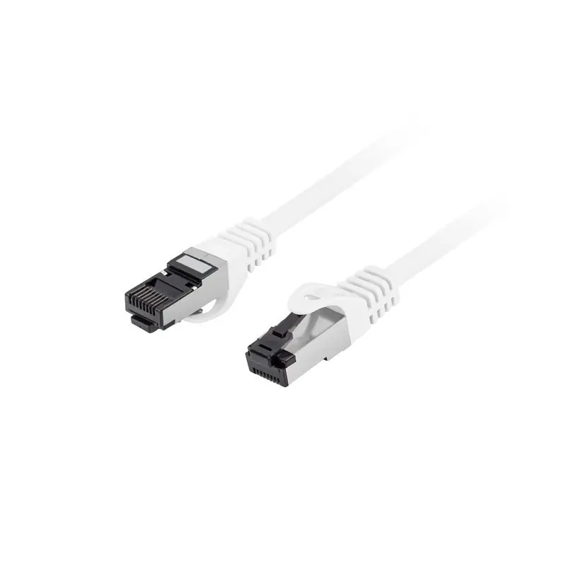 Patchcord kat.8.1 S/FTP LSZH CU 5M biały Fluke Passed Lanberg Ograniczona ilość