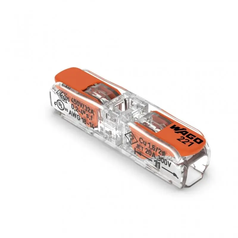 Ograniczona ilość Złączka instalacyjna Wago 2-przewody 4mm²
