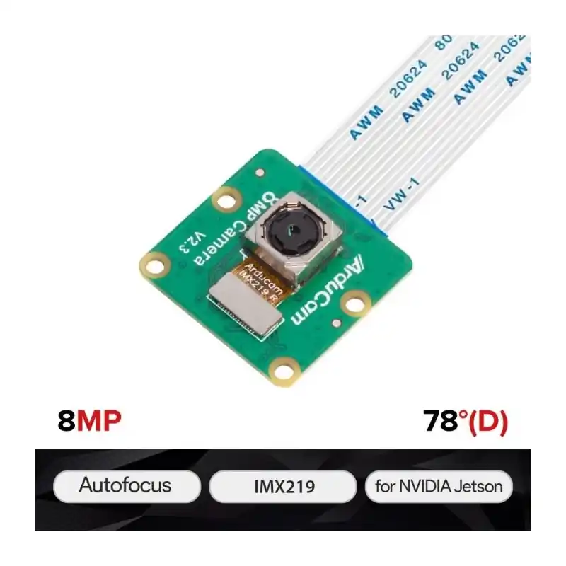 ArduCAM IMX219-AF Programmable/Auto Focus Camera - moduł z kamerą IMX219 dla Jetson Nano Oferta czasowa